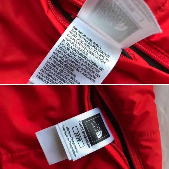 north face perrito 3t